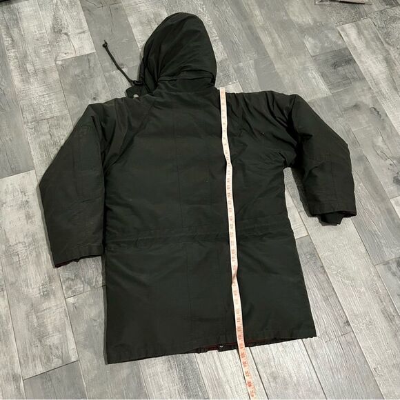 Vintage 90s Goose Down London fog Convertible Liner Shell Oversized parka coat S - Picture 13 of 16